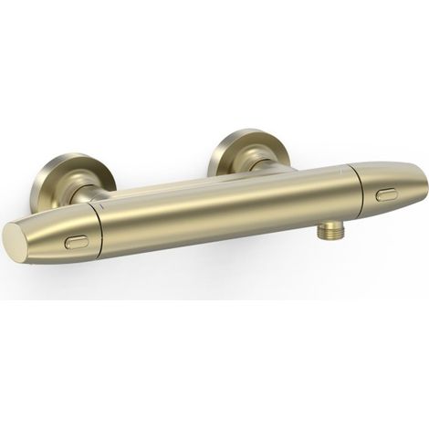Robinet thermostatique mural pour douche Over-wall Cava doré - TRES 19016403CA