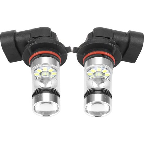 2pcs LED Bulbs, 9006/HB4 100W White LED High Brightness Headlight Bulbs, Car Fog Light Headlight Bulb Kit for Car Driving Lamp for Automobile, Motorcycle (1/5)