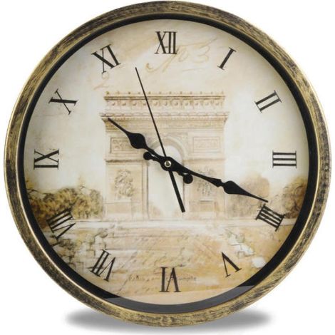 Orologio da parete dell'Arco di Trionfo di Parigi con lancetta dei secondi fluttuante (1/2)