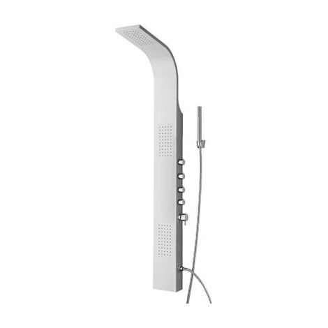 Panneau de douche multifonction MOD. FORMENTERA Dimensions : Blanc brillant (1/2)