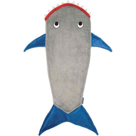 Couverture requin sirène sac de couchage enfant couverture queue de sirène double flanelle (1/5)