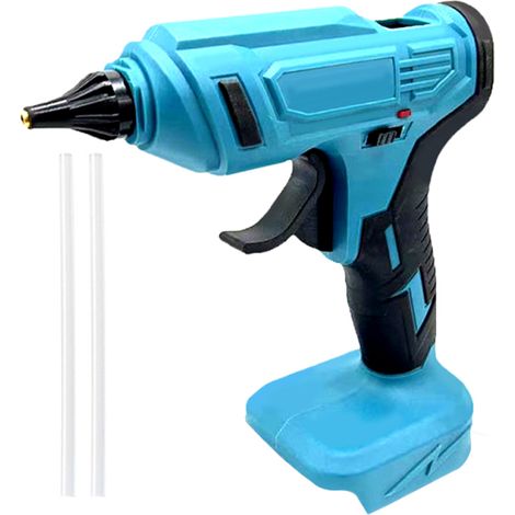 Machine à colle thermofusible électrique portable sans fil, outil d'extrusion de colle au lithium, applicateur de bâtonnets de colle de 11 mm pour bricolage, arts et artisanat, articles faits main, ré (1/5)