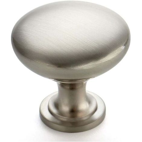 Lot de 5 poignées de meuble, poignées à un trou, convenant aux cuisines, salles de bains, armoires, commodes et placards, 28,6 mm x 28,6 mm x 23,6 mm (1/4)