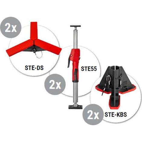 Bessey Deckenstütze Montage Set Deckenstativ Montagestütze Baustativ STE55-SET (1/2)