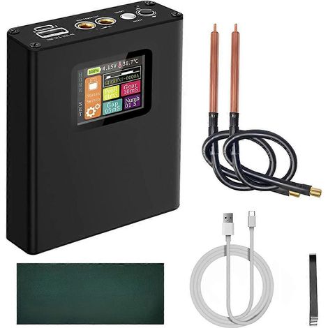 Mini-tragbares Punktschweißgerät mit Farb-LCD-Bildschirm und Lithiumbatterie (1/5)