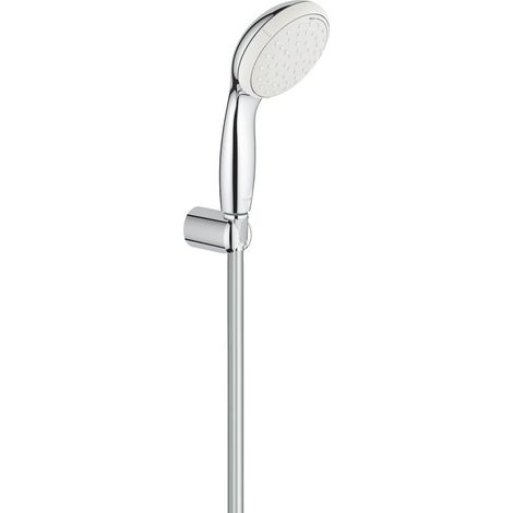 Grohe – Ensemble de douche Tempesta 100 – Douchette à main 2 jets – Flexible 1250 mm – Système anticalcaire SpeedClean – Finition chromée