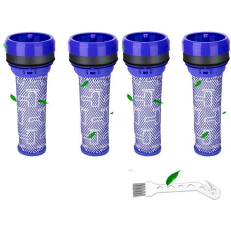 Lot de 4 Filtres Pré-Moteur pour Aspirateur Dyson DC37 DC33C DC39 DC28C DC53 92341301, lavables Pre Motor Filtres pour aspirateur Dyson, 4 filtres et 1 outil de nettoyage(DC39) (1/5)