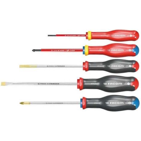 Facom Protwist Set mit 5 isolierten Schraubenziehern 1000V