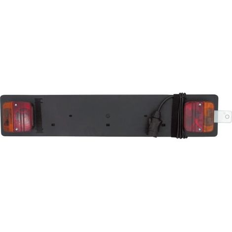 SPOTLIGHT - KIT DE SIGNALISATION - PLAQUE DE SIGNALISATION POUR PORTE VÉLO ABS 0.75M - LONGUEUR ALIMENTATION : 1.5M - CONTIENT :