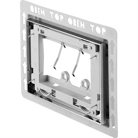 Cadre de montage DURASYSTEM pour montage encastré, plastique blanc DURAVIT