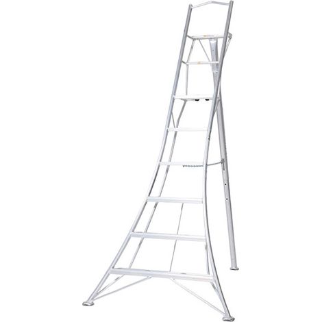 Echelle paysagiste 7 marches - Hauteur de cueillette ou de taille des haies max. 4.04m - LWW3-300-PR (1/5)