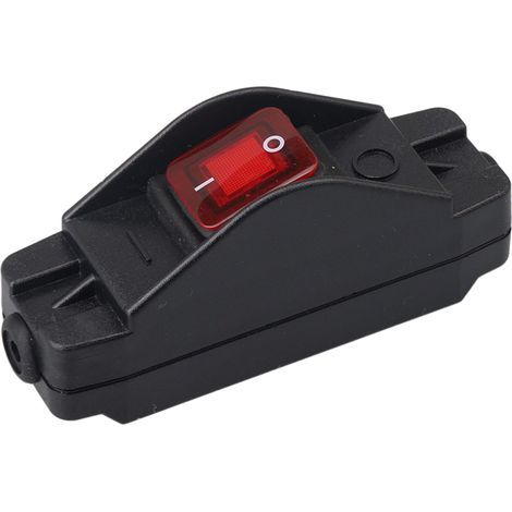 Ortviai Interrupteur à Bascule Étanche IP66 16/25A, Roker Tondeuse Extérieur PA66, Adaptation Environnement Durabilité Équipement, 100-240V (1/5)