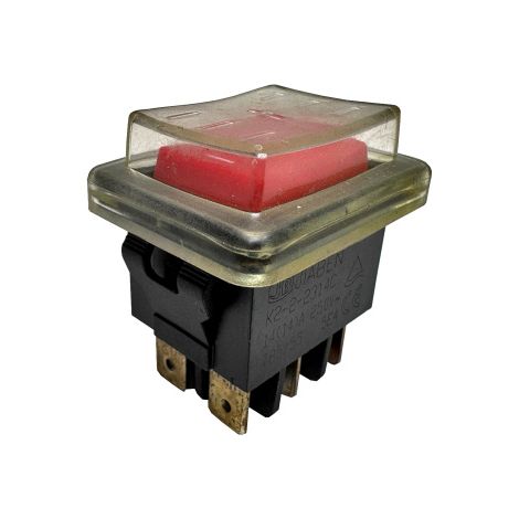 JIABEN K2-2-2314C Wippschalter Kippschalter 250V 14A 6Pin Schalter für Gartenhäcksler uvm. (1/4)