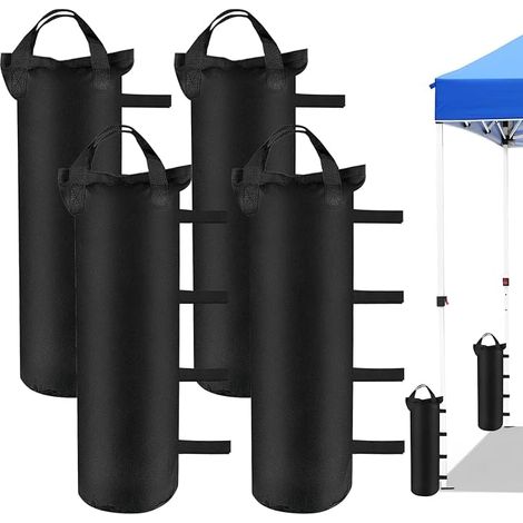 Gazebo Sand Bags - Set of 4 800D Oxford Tent Weights Stabilizers for Garden Beach and Camping Gazebo Anchors for Parasol (1/5)