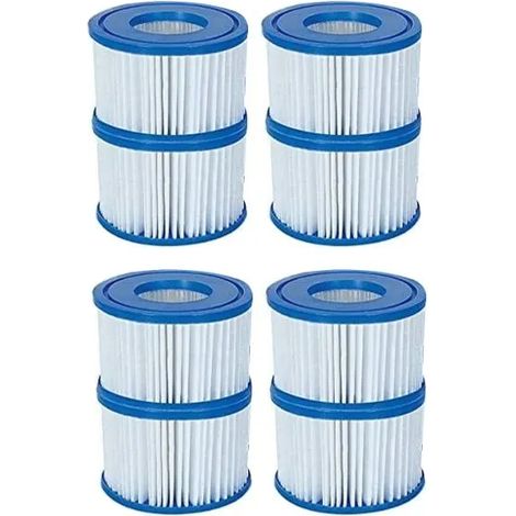 Cartouche filtrante Lay-Z-Spa (VI), compatible avec tous les modèles de spas Lay-Z-Spa (lot de 4).-AquaForge (1/5)
