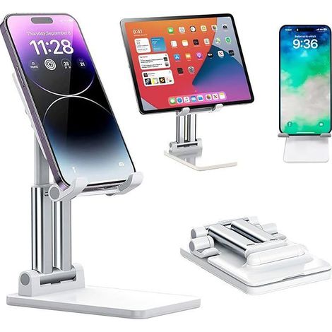 HAWUJ Support Téléphone Portable, Support Telephone Bureau, Porte Telephone Bureau, Support de Telephone, Porte Portable (1/5)