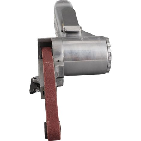 Ponceuse à bande pneumatique de 10 mm pour le ponçage, le meulage et le polissage de meubles en bois. (1/5)