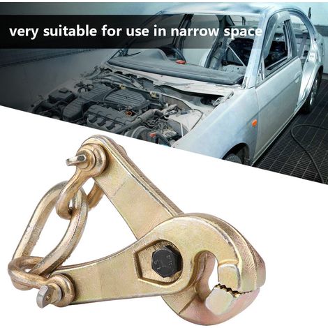 Pince à ciseaux auto-serrante 3 tonnes pour réparation de carrosserie automobile, mâchoires dentelées (1/5)