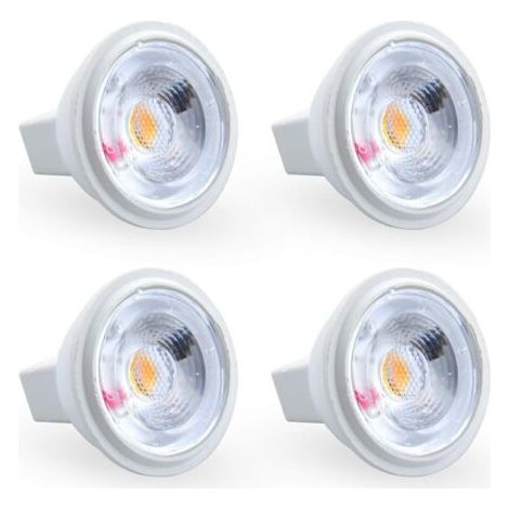 Ampoule LED MR11 GU4 3W Blanc chaud 3000K AC/DC 12V Équivalente à une ampoule halogène 35W Idéale pour la maison, le bureau, les magasins, les supermarchés, les bars et les cafés (1/5)