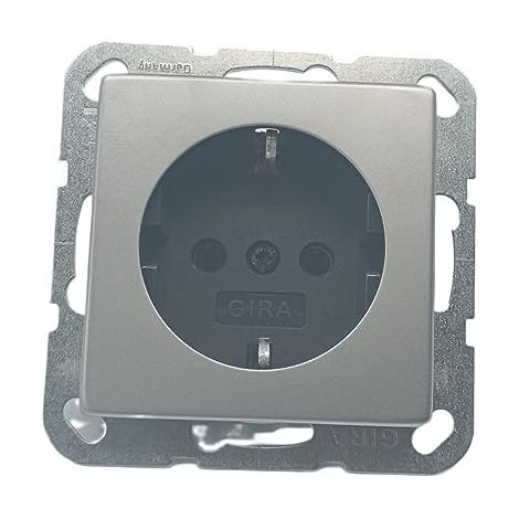 GIRA 4188600 toma de corriente Acero inoxidable IP20
