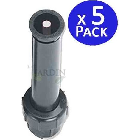 Pack 5 Difusores de Riego Aéreo Hunter PS-00-17A, Alcance 5,2 Metros, Ángulo Ajustable (1/2)