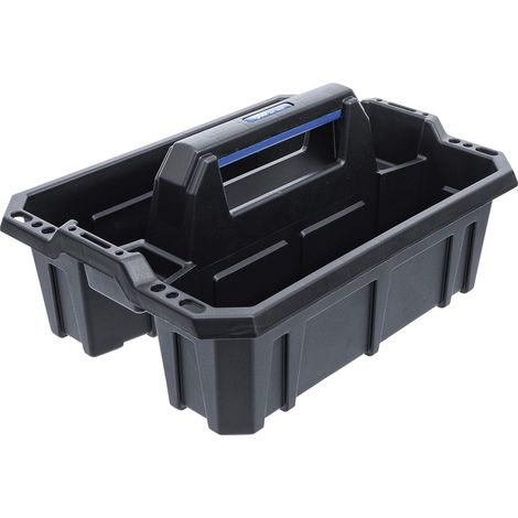 Scatola trasporto attrezzi bgs polipropilene nera 395x290x125 mm