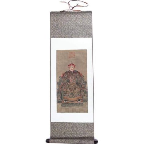 Tapisserie Murale - Décoration Japonaise à Suspendre - 100 x 30 cm - pour Maison, Bureau - Tableau Japonais Estampe - Coloris Gris - Idée Cadeau Japon Asie (1/5)