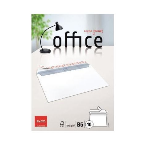 ELCO Briefumschlag Office 7449512 B5 oF hk weiß 10 St./Pack.