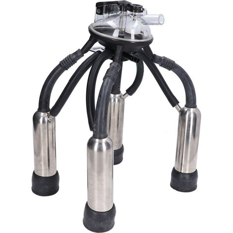 Ensemble de Tasses à Lait Longue Durée en Silicone, en Acier Inoxydable, pour Machine à Pompe à Vide, pour Vache et Mouton, 1 Ensemble, Zuhgfwp63b