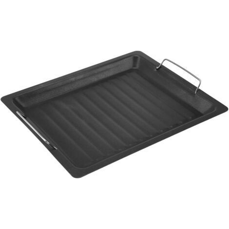 poêle à barbecue plaque de barbecue en acier inoxydable de qualité alimentaire résistante à la rouille poêle à frire plaque de grillage non collante plaque de cuisson portable plancha (1/5)