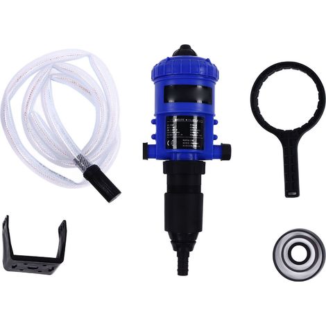 Pompe doseuse d'engrais G3/4 filetage extérieur, injecteur ajustable pour produits chimiques, distributeur de liquide, dosage 5-21%. (1/5)