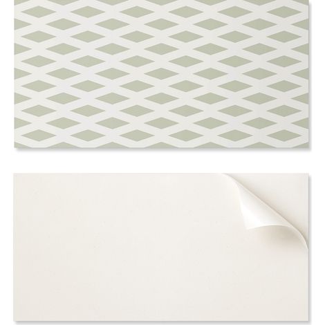 Panel de vinilo impreso - Decoraci贸n para dormitorio 100x50 cm Patr贸n de rombos en cuadr铆cula