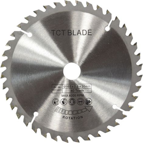 Kreissägeblatt mit 60 Zähnen, 165 mm Kreissägeblätter, TCT-Silber-Kreissägeblatt zum Schneiden von Kupfer, Eisen, Aluminium, Kunststoff und Holz (1/4)