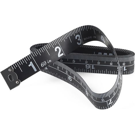 Mètre ruban double face pour le corps - Ruban de mesure souple pour le buste et la taille 150 cm (1 pièce) (1/5)