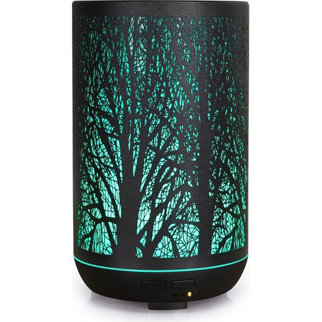 1Pc Luftbefeuchter Luft Diffusor Diffusor Gerät Hause Diffusor Desktop Diffusor Maschine Büro Dekoration Schwarz PP