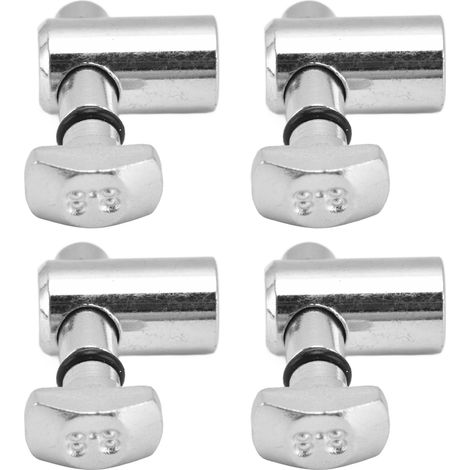 4 connecteurs d'ancrage en acier au carbone galvanisé, norme européenne 3040, angle d'ouverture 0/180 degrés (1/5)