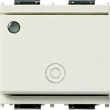 VIMAR - 16090.M.B Pulsante 1P NO 10A gen. lum.so 2M bianco