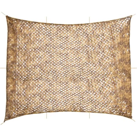 Tarnnetz mit Aufbewahrungstasche 618x512 cm Sandfarbe (1/5)