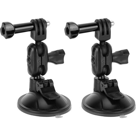 2 supports à ventouse rotatifs à 360° pour enregistreur vidéo de conduite, 65 mm, pour GPS, tête de fourche (1/5)