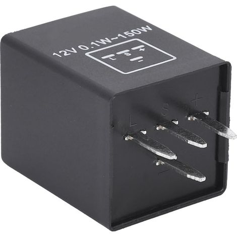 Relais clignotant LED automobile EP29 à 4 broches, en plastique étanche, résistant à la poussière et durable (400 heures de fonctionnement). (1/5)
