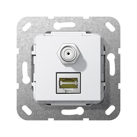 GIRA 569703 MJ RJ45 CAT 6A 10 GB, SAT F GENDER CH. E