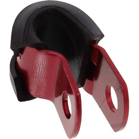 JMP 5mm Aluminium-Bremsschlauchhalterung (rot)