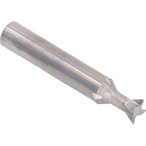 4-Zahn-Hartmetall-Schwalbenschwanzfräser, Holzfräser, 10x60°x60L Nutfräsen, professioneller Holzfräser. (1/5)