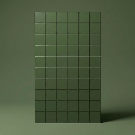 Carrelage Mur Ceramic Connection Green Mate 10 x 10 cm