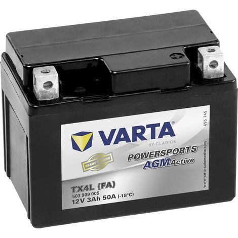 Varta AGM-Motorradbatterie TX12 FA 12V 10Ah 170A