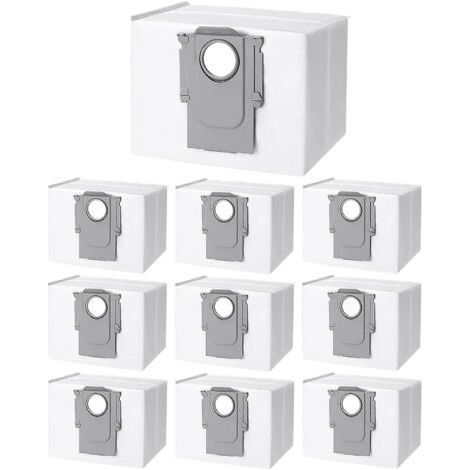 FENOPLASTICA10 Sacs à Poussière Accessoires pour Xiaomi Roborock S8+/S8 Pro Ultra S7 MaxV Ultra/S7 Pro Ultra/Q7+/ Q7 Max+/Q5+/T8,Sacs d'aspirateur de Rechange pour Roborock s7 Station d'Aspiration (1/5)
