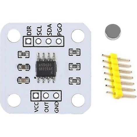 pièces As5600 encodeur magnétique Module de capteur de mesure d'angle d'induction magnétique 12 bits haut (1/3)