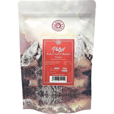 Biscotti al cocco, mela e mandorle 200 g snack per cani Paul & Paulina (1/5)