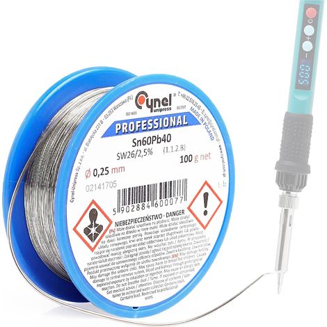 Zinnzylinder Sn60Pb40-SW26 0,25 100 g (1/5)