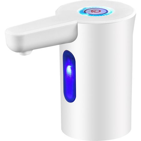 Pompe à eau automatique intelligente à détection, distributeur d'eau blanc haute efficacité pour maison, camping, bureau. (1/5)